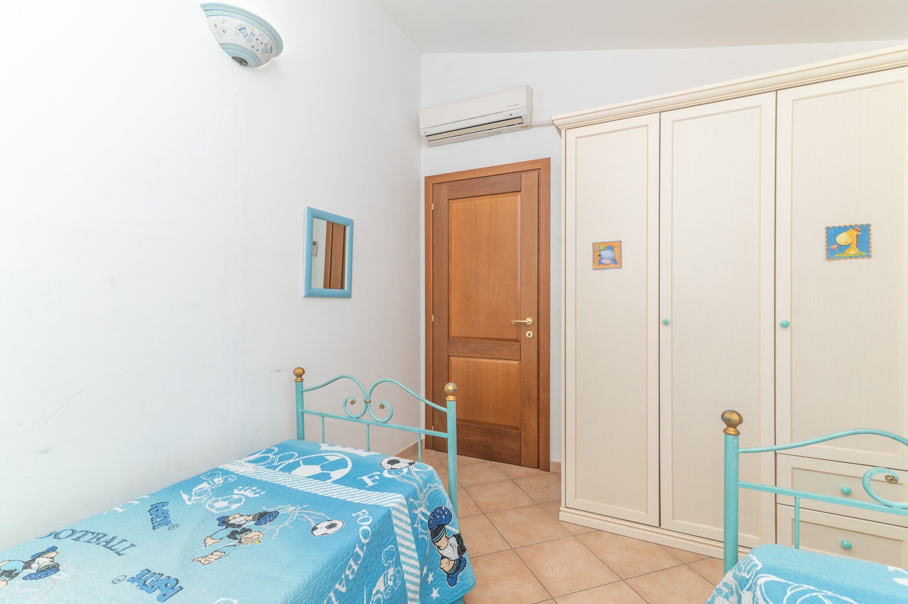 2 camere, ferro/asse da stiro