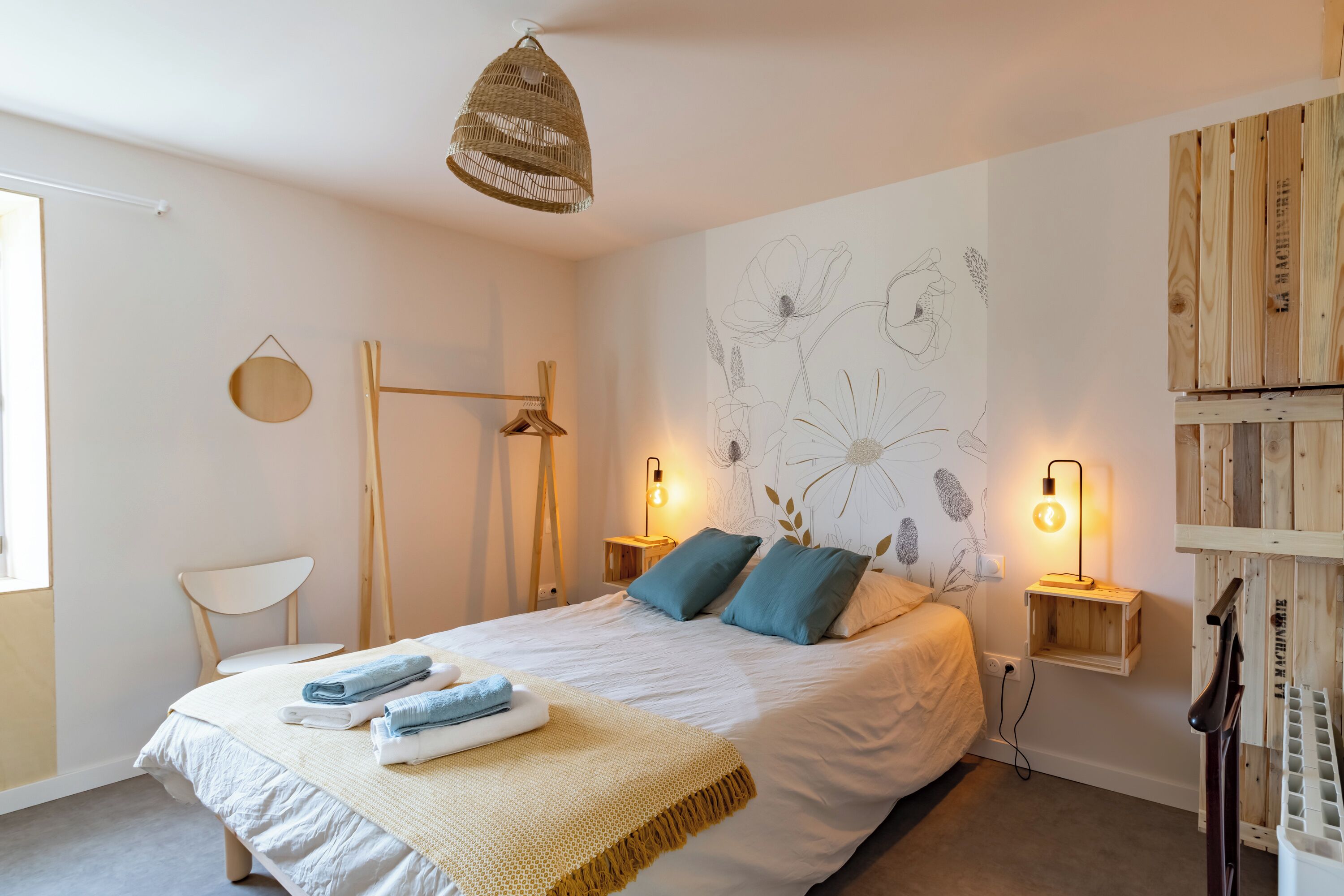 3 chambres, fer et planche à repasser, Wi-Fi gratuit, draps fournis