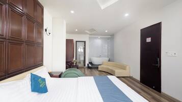 Kahden hengen superior-huone | Ilmainen Wi-Fi, vuodevaatteet