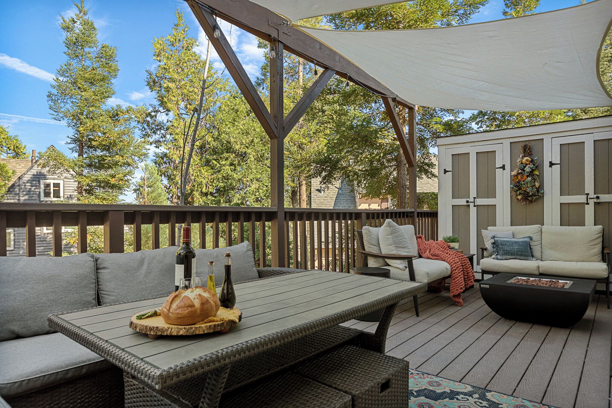 Opções para refeição ao ar livre