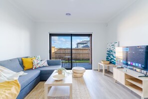 TV, offices - Charming 3BR Home with Study in Junction Village (Junction Village)