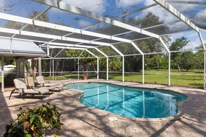 Pool - Gorgeous Ranch Style Pool Home on One Acre Lot (Fort Myers)