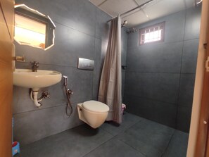 Towels, soap, toilet paper