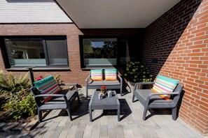 Terrace/patio - Spacious vacation apartment at the Königsgehege Plön (Plön)