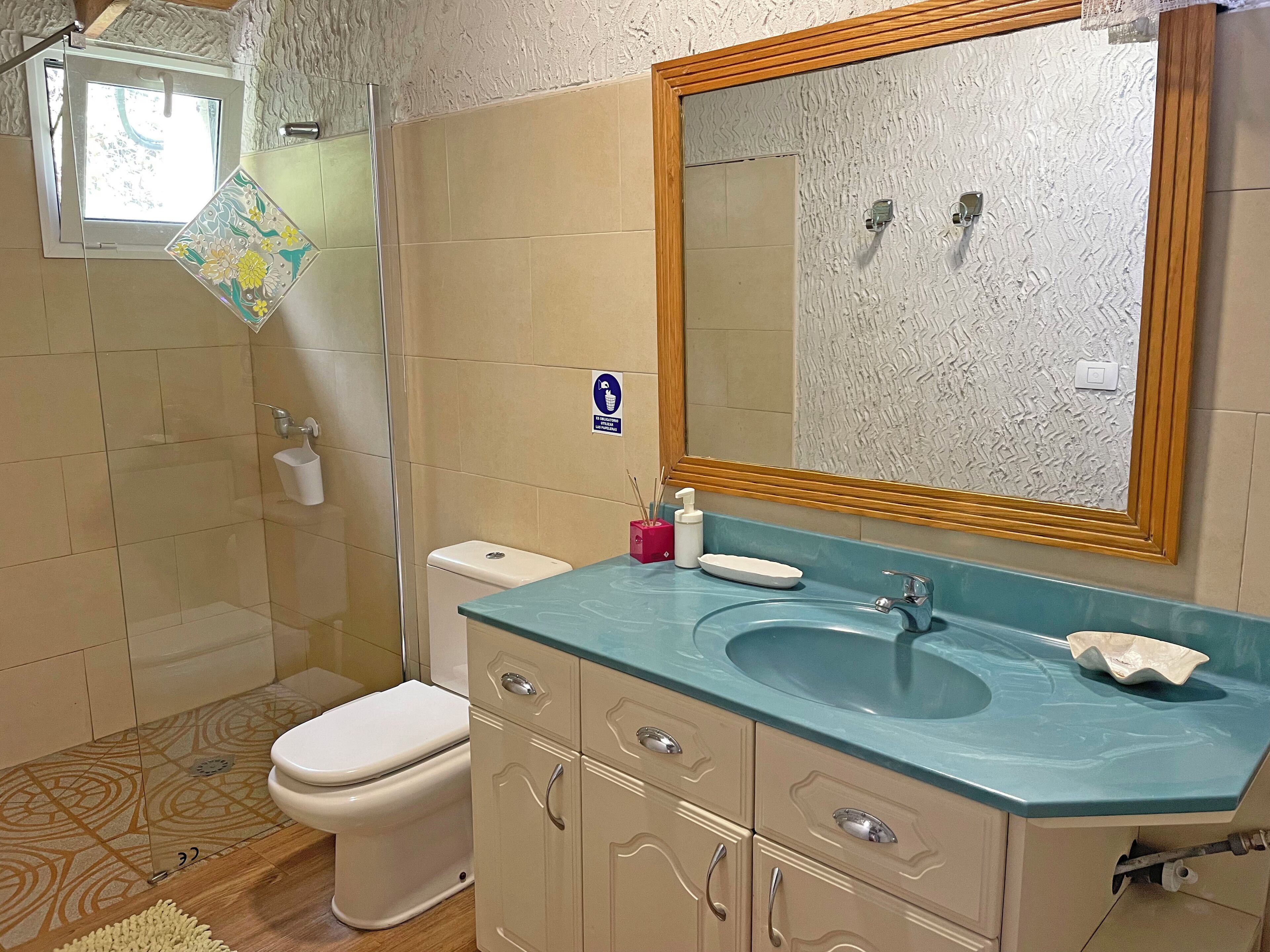 Family Cottage, Ocean View | Bathroom | Combined shower/bathtub, hair dryer, towels, soap