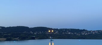 Cozy apt with private office 24\7 Infinity salty heated pool barbecue sky dome