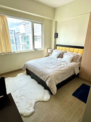 1 soverom, strykejern/-brett, wi-fi og sengetøy