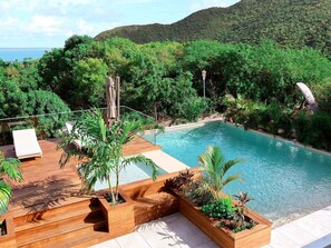 Pool - Charm & Serenity with Private Terrace and Garden View (Saint-Martin)