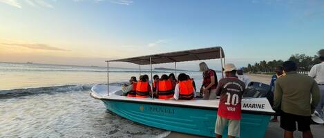 Spiaggia privata, sabbia bianca, un bar sulla spiaggia