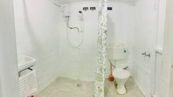 Handdoeken, zeep, shampoo, toiletpapier