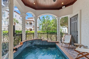 Una piscina climatizada