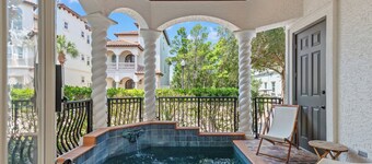 Poseidon's Grotto! Dog-friendly w/ Heated Private Pool, Steps 2 Beach!