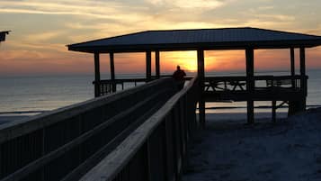 Sun loungers, beach towels