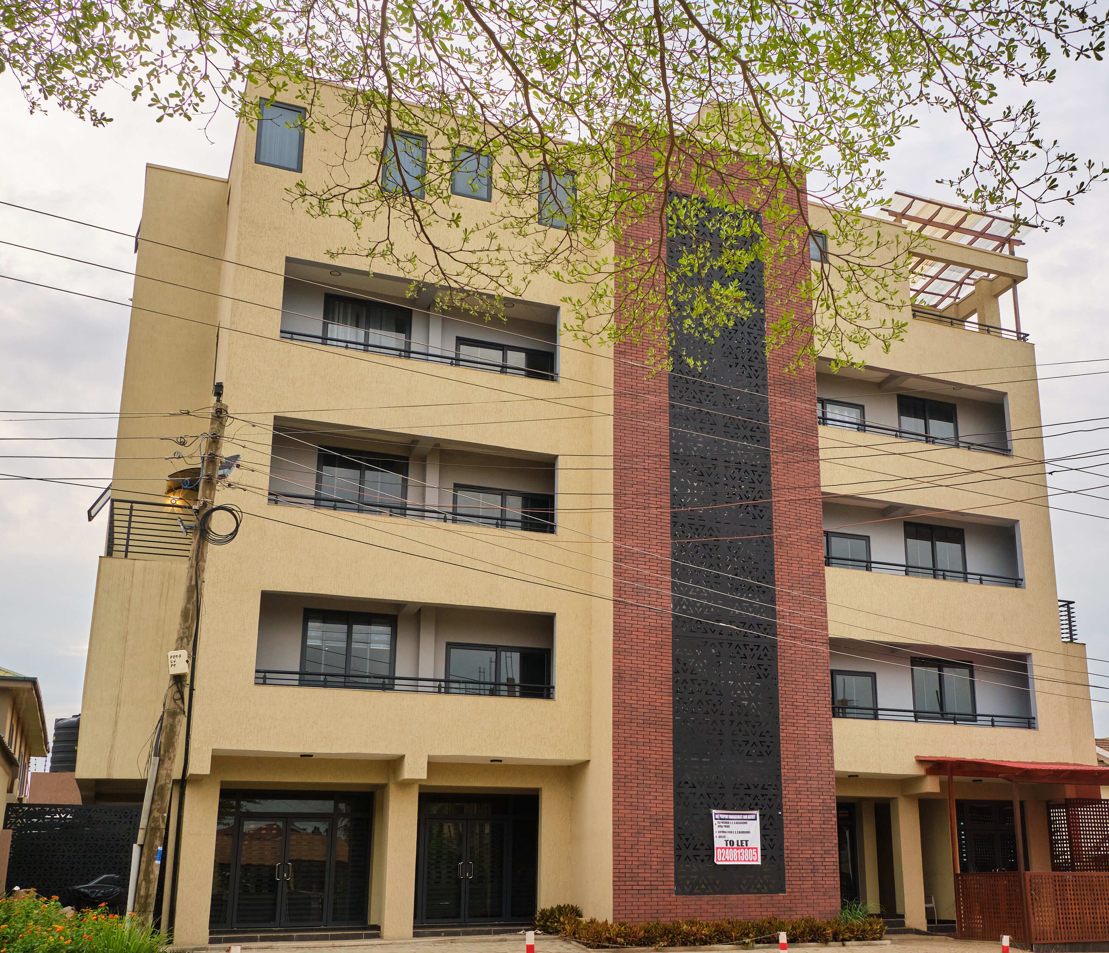 Fassade der Unterkunft