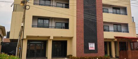 Fassade der Unterkunft