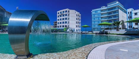 Seasonal outdoor pool