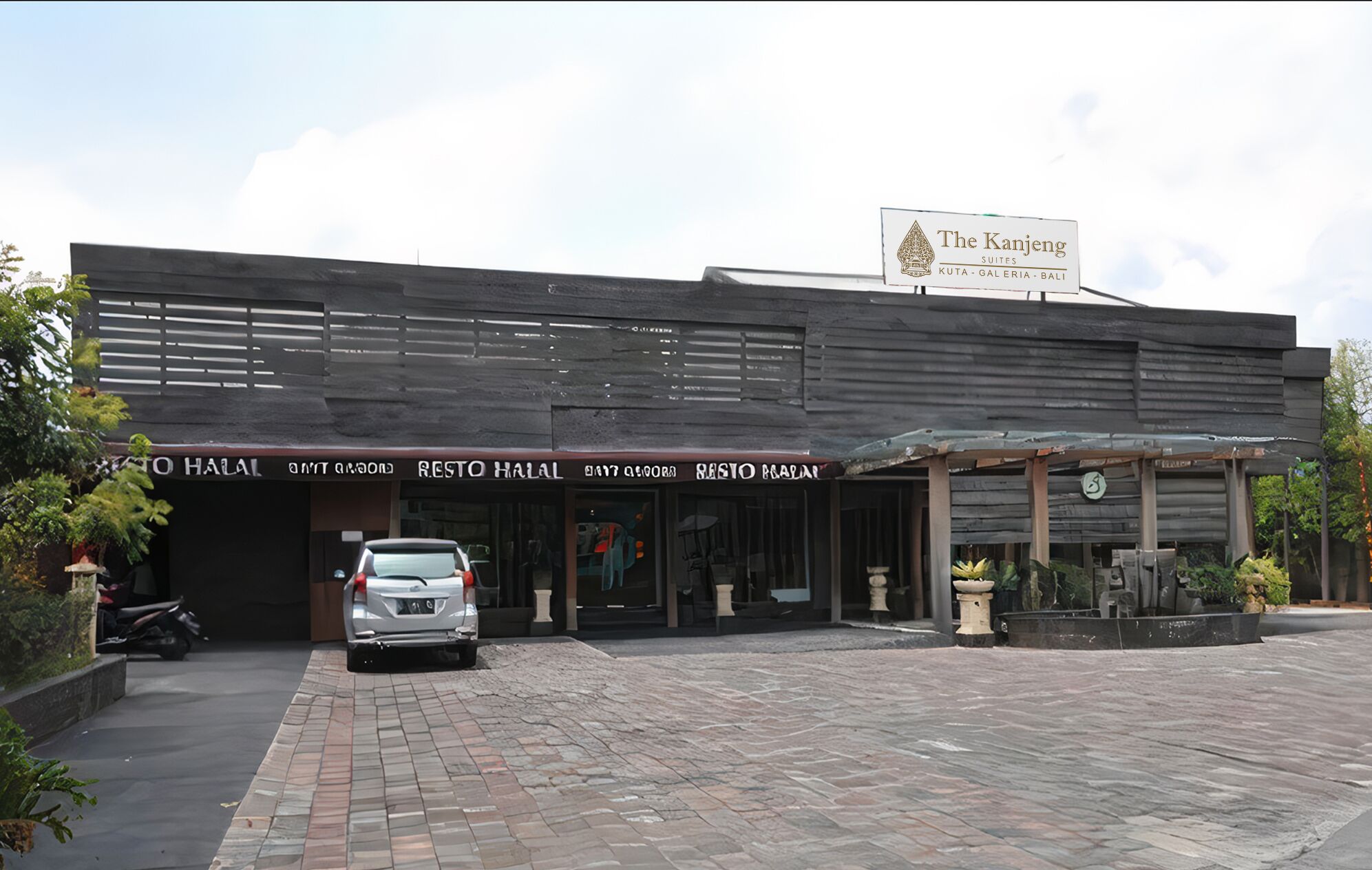 Façade de l’hébergement 