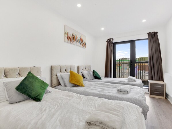 2 soverom, strykejern/-brett, wi-fi (inkludert) og sengetøy