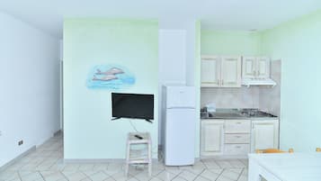 Apartemen, pemandangan kebun | Dapur kecil pribadi