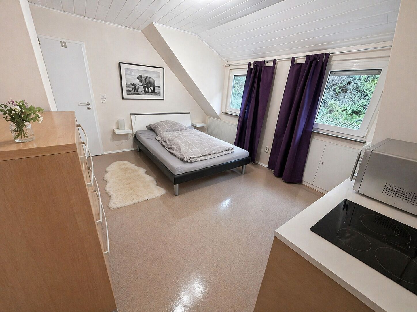 2 habitaciones, tabla de planchar con plancha y wifi gratis 