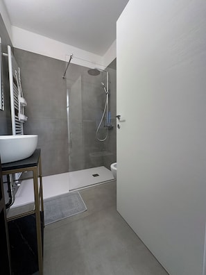 Shower, hair dryer, bidet, towels - House with garden and private parking. Cellar and sauna (Cavaion Veronese)