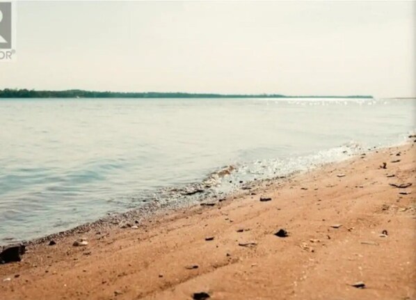 On the beach