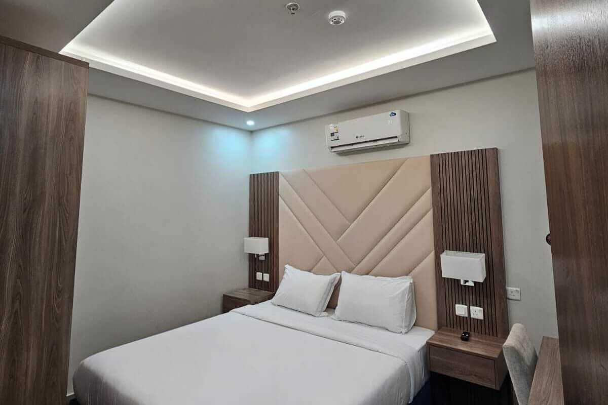 1 slaapkamer, lakens van Egyptisch katoen, luxe beddengoed