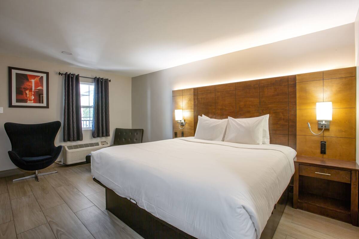 Suite estudio Deluxe | Sábanas de algodón egipcio y ropa de cama de alta calidad