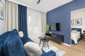 Apartamento, 1 quarto, sacada | Wi-Fi de cortesia, roupa de cama