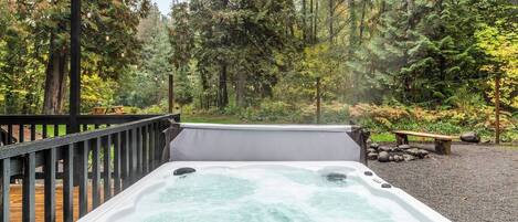 Bain à remous extérieur