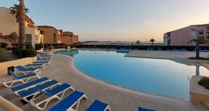 Loue Bel Appartement Avec Piscine et Accès Direct à la mer et aux Plages