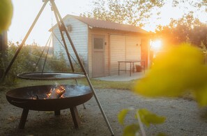 Terrace/patio - Tiny House - Zwetschge (Wald)