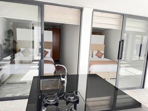 2 bedrooms, travel cot, WiFi, bed sheets - Luxe Strand Appartement in Playa Blanca (Tanger)