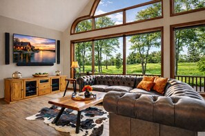 Smart TV, fireplace, video games, stereo - Hidden Hills Estate | Indoor Pool · Sauna · Luxe (Two Rivers)
