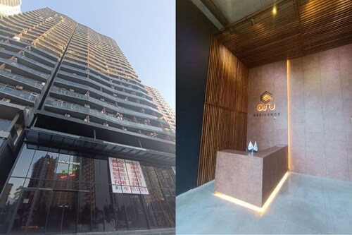 Cozy studio near the sea with AC, WiFi and big 50" TV in Guru Residence Batumi