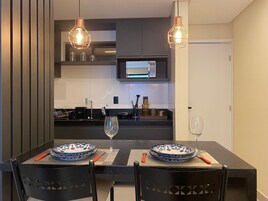 Apartamento conforto | Opções para refeição