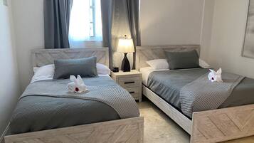 1 bedroom, iron/ironing board, travel crib, WiFi