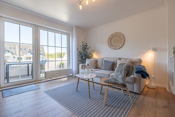 TV, stereo - Fewo1846 - Holidaywassersleben / Studio-app. mit Balkon und Meerblick - Strandresidenz (Harrislee)