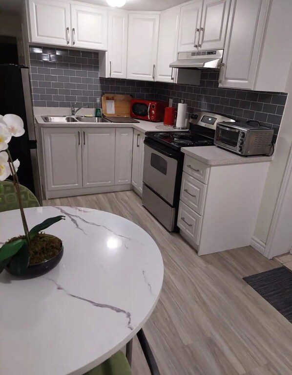 Microwave, oven, stovetop
