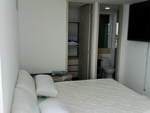 3 bedrooms, WiFi, bed sheets - Estrenar Amoblado Excelete Vista MAR Ascensor Jacuzi Wifi Aire Acond Cerca Playa (Santa Marta)