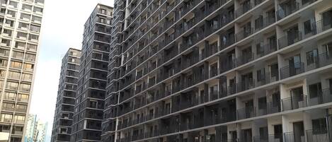 Voorkant van accommodatie