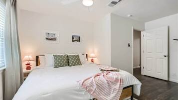 3 bedrooms, iron/ironing board, travel crib, WiFi