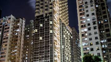 Façade de l’hébergement - soirée/nuit