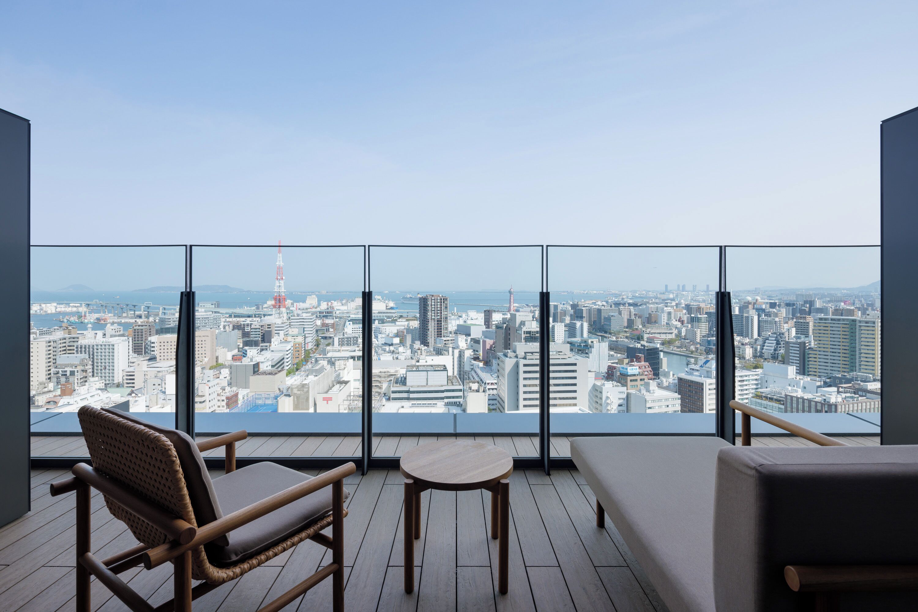 City Twin Room, Non Smoking, Harbour View | Balcony view