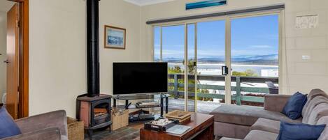 TV, fireplace, ping pong