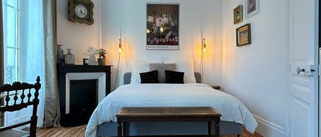2 chambres, fer et planche Ă repasser, Wi-Fi gratuit, draps fournis