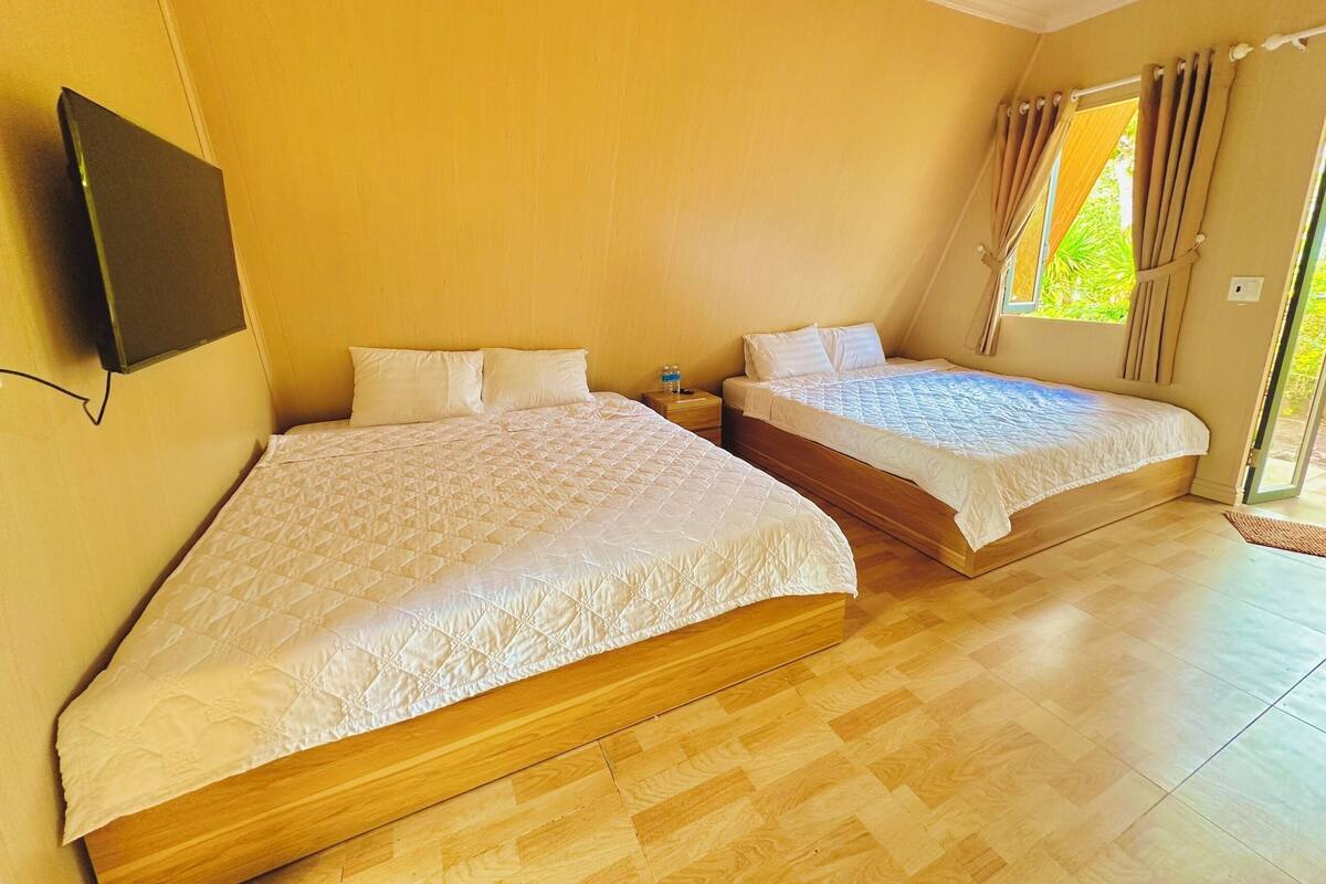 Kamar Double atau Twin, kamar mandi pribadi, pemandangan kebun | Wi-Fi gratis