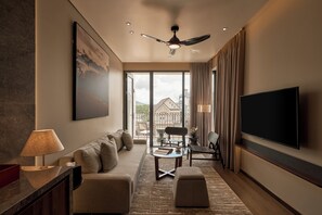 Luxury Apartment, City View | Living area | Smart TV - Adela Villa Dalat (Da Lat)