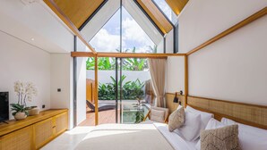 One Bedroom with Private Pool | 1 間臥室、書桌、隔音、免費無線上網