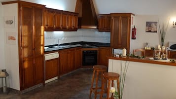 Chalet | Dapur pribadi | Kursi makan untuk bayi